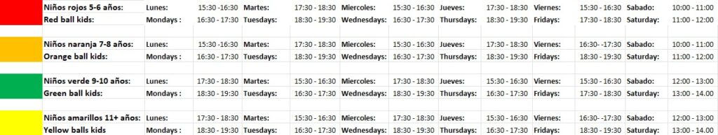 timetable T3 La Caleta